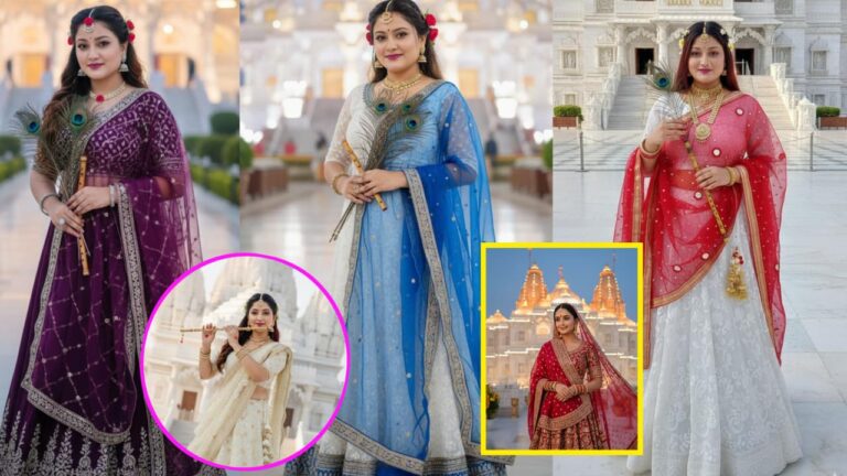Girl Radha Style Ai Photo Image Prompt | Instagram Trending Prompt