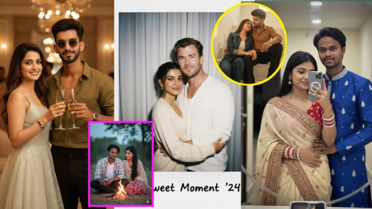 Indian Couple Simple Ai Photo Prompt | Gemini AI Image Prompt For Romantic Couple