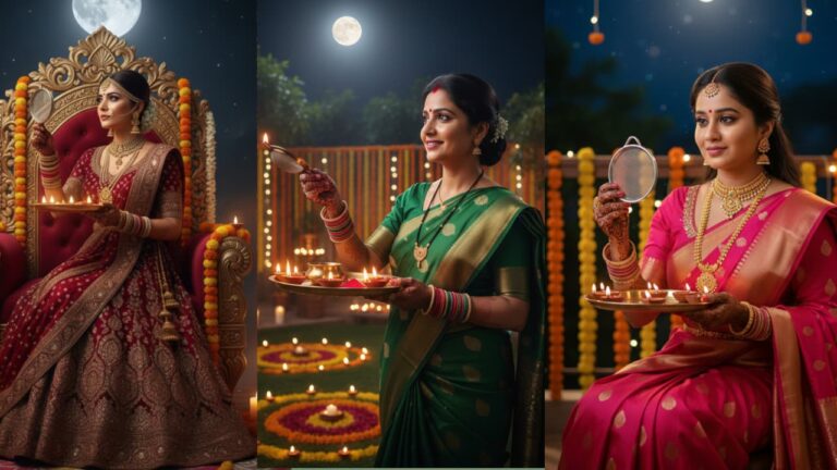 Karwa Chauth Ai Image Prompt For Girl | Gemini Prompt