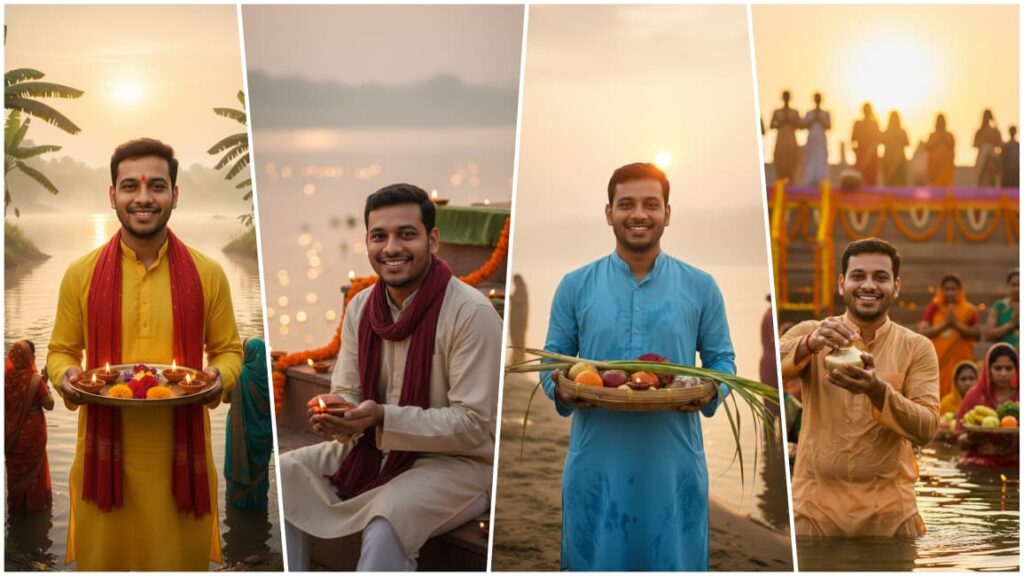 15 Best Chhath Puja Ai Photo Prompt For Boy | New Gemini AI Image Prompt For Chhath Puja