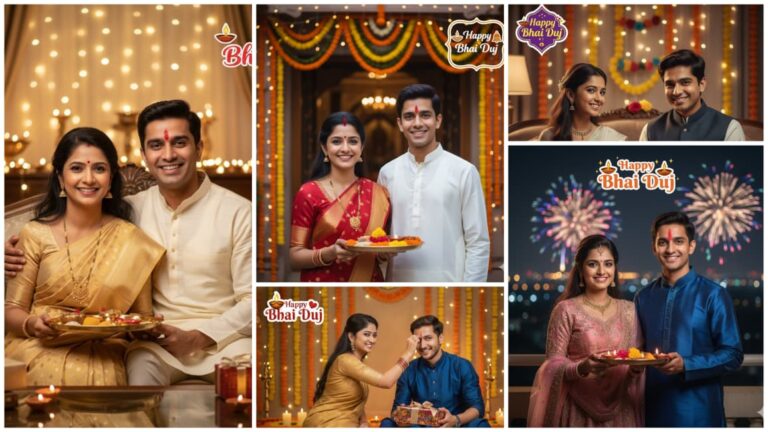 Bhai Dooj Ai Prompt for Gemini | Gemini AI Image Prompt For Bhai Dooj
