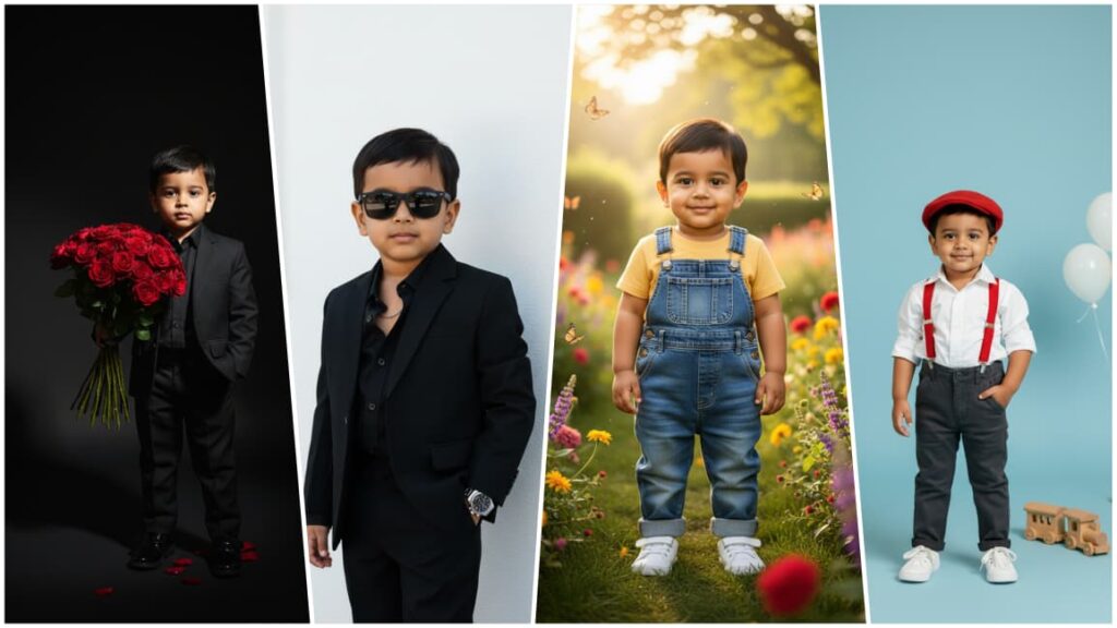 Cute And Handsome Stylish Kids Ai Prompt | 10 Trending Ai Prompt For Kids