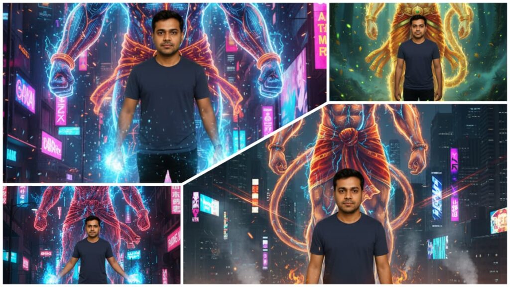 15 Hanuman Blessing of Power Ai Prompts For Man | Gemini AI Photo Prompt Copy Paste Trending Man