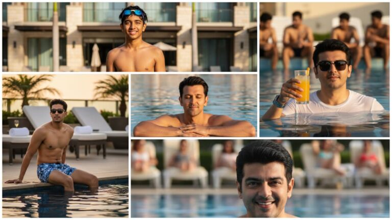 Swimming Pool Ai Prompts for Boys | AI Prompts Copy Paste For Boy