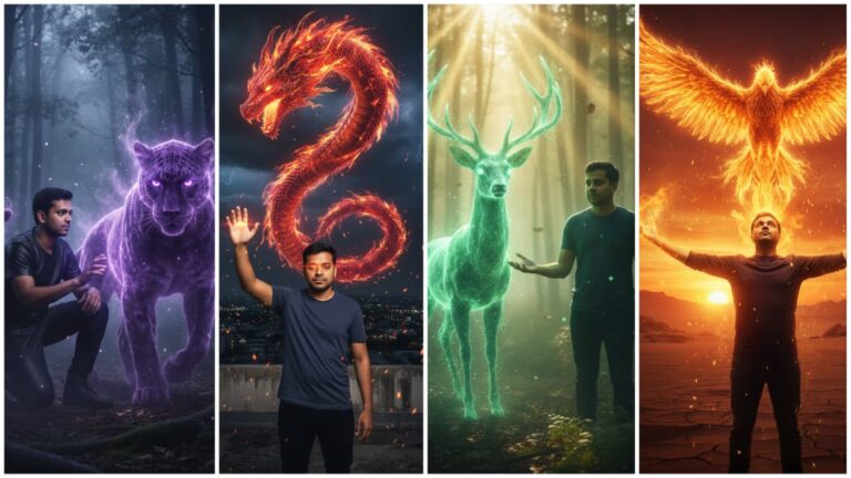 Ultra Realistic Spirit Animal Energy Prompt For Man | Gemini AI Photo Prompt Copy Paste Trending Man