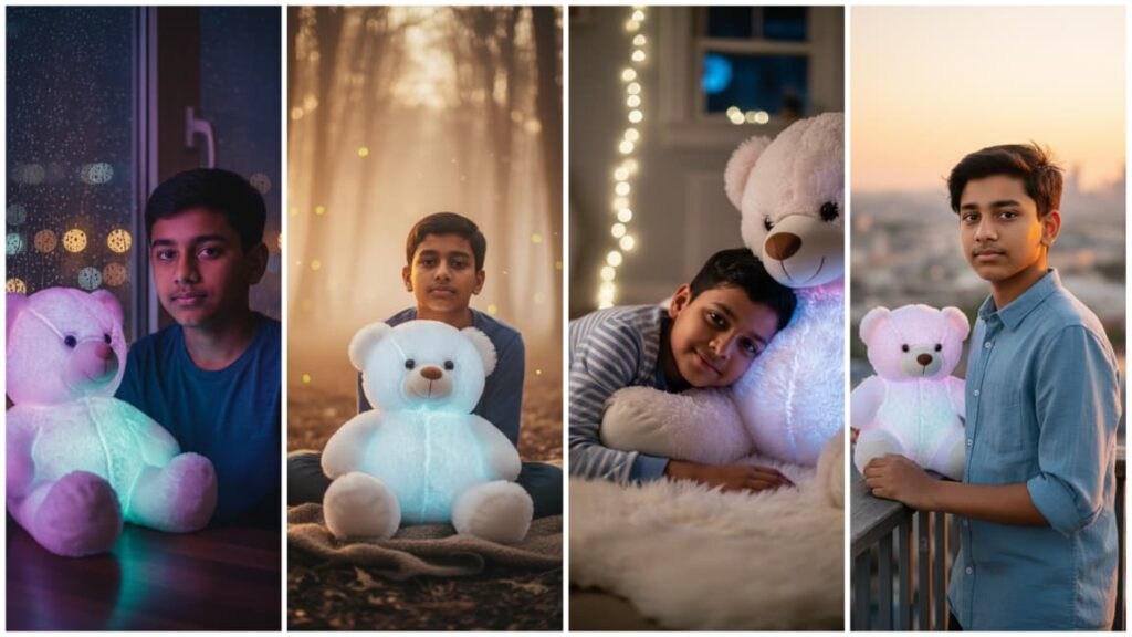 Boy With Teddy Bear Ai Photo Prompt | New Gemini AI Photo Prompt Copy Paste for Boy 2025