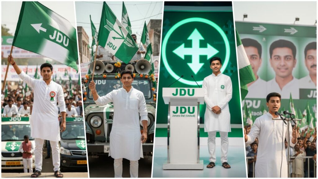 JDU Ai Photo Editing Prompts 2025 Bihar JDU Gemini Politicians Ai Photo Editing Prompts 2025