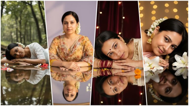 Reflection Style Ai Photo Editor Prompt For Girl | 10 New Gemini AI Photo Editing Prompts for Girls Trending