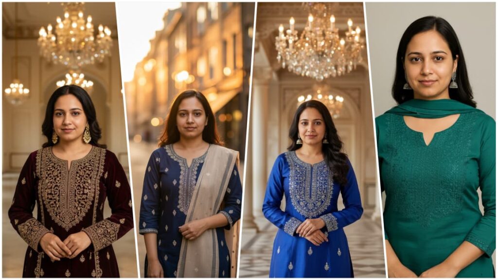 Suit Salwar Ai Prompts For Girl Instagram Post 2025 | Hyper-Realistic Image Of Indian Girl in Salwar Kurti