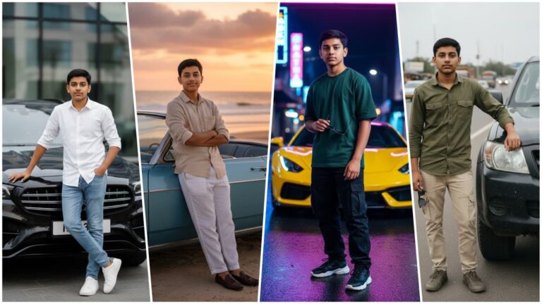 Boy With Car Ai Photo Prompt 2026