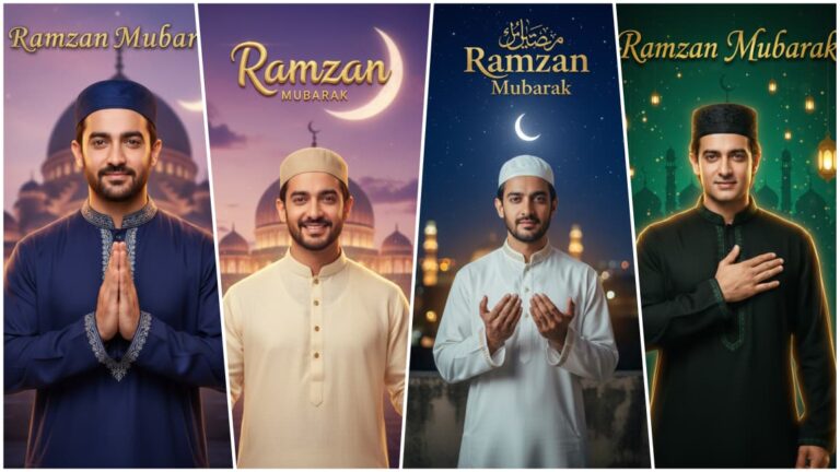 Ramadan Mubarak Ai Photo Prompts With Poster
