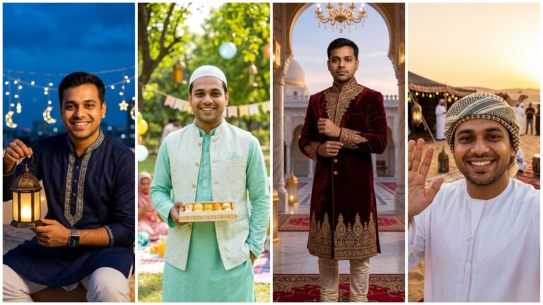 Best Eid Mubarak Photo Editing Prompts For Boy