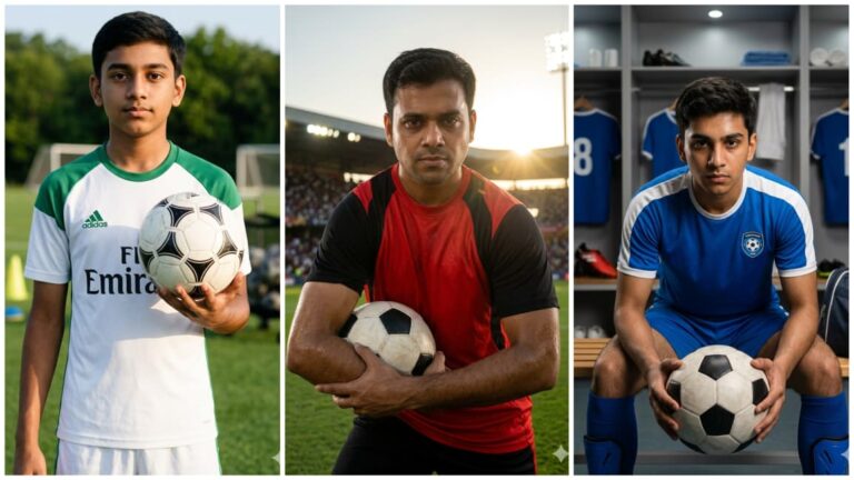 Football Gemini Ai Photo Editing Prompt For Boy