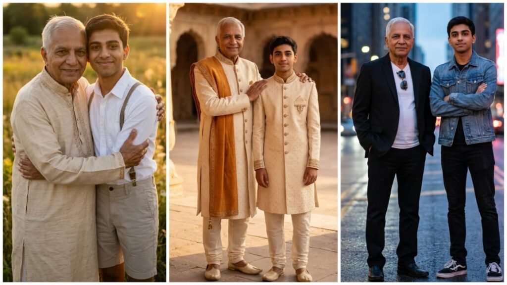 Gemini AI Father And Son Photo Editing Prompts