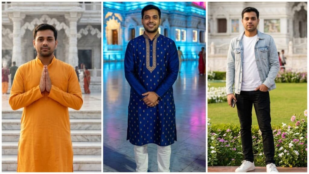 Gemini Prem Mandir Ai Photo Editing Prompt