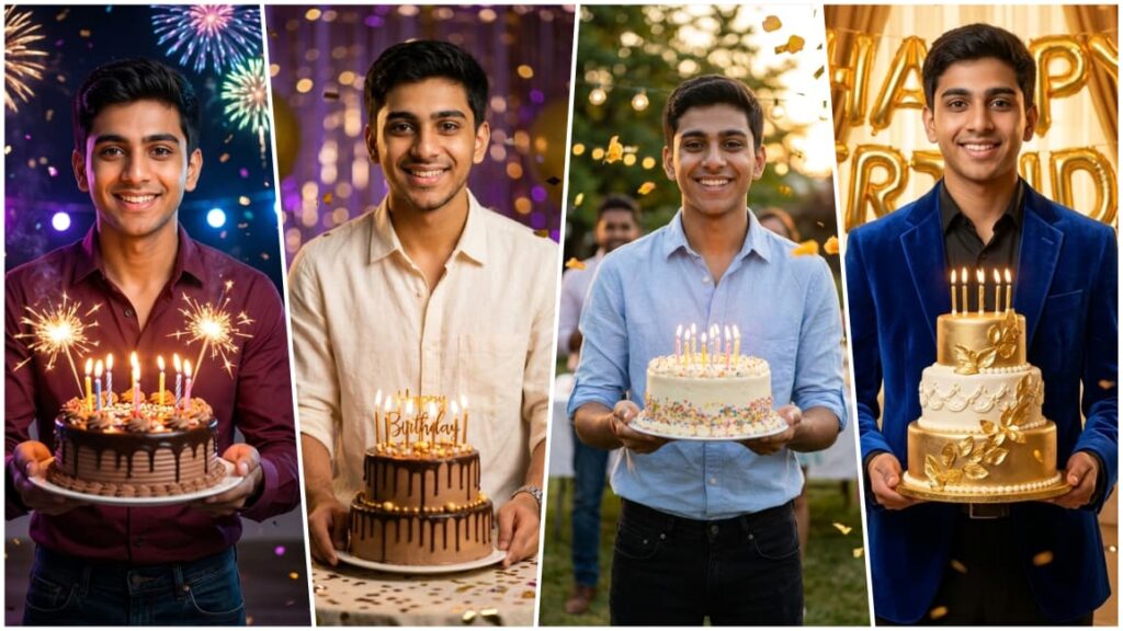 Generate AI Happy Birthday Images For Men 2026