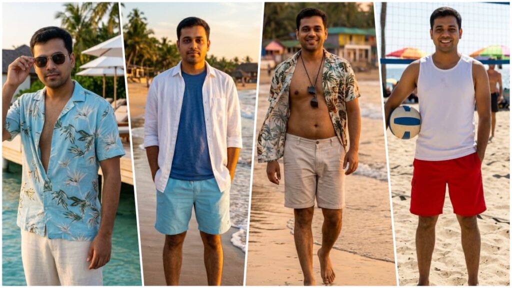 Goa Beach Photo Poses Single Boy Prompt For Boy