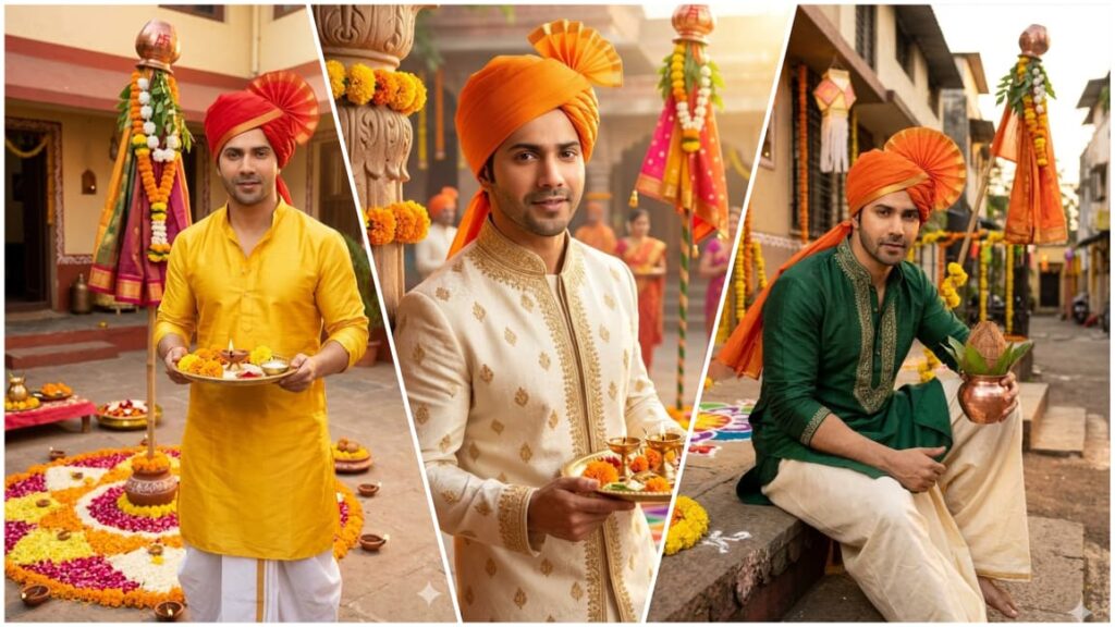 Gudi Padwa Ai Photo Editing Prompt For Boy