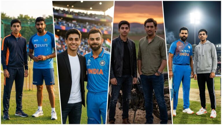 Photo With Famous Indian Cricketer Ai Prompt