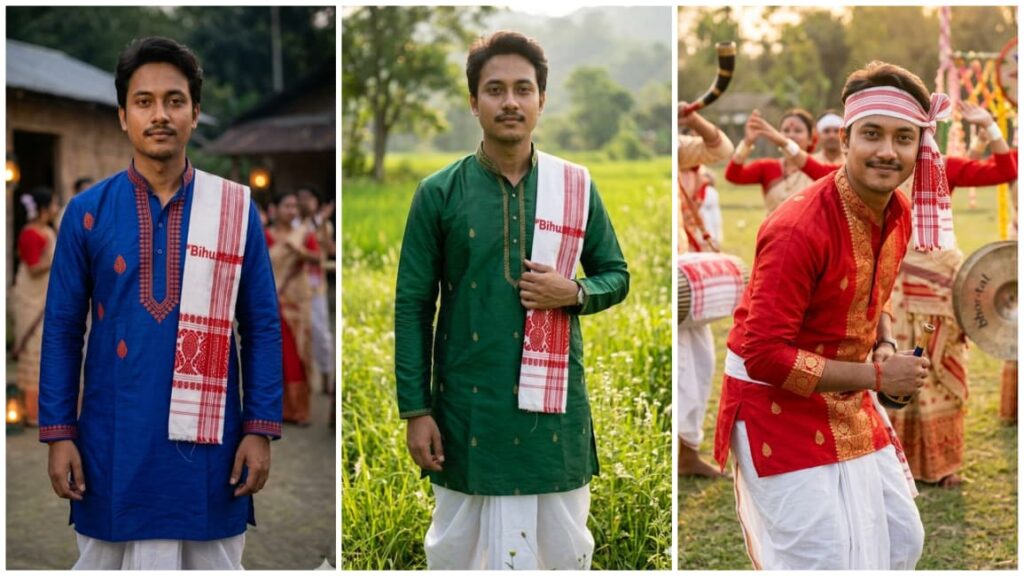 Gemini Bohag Bihu Photo Ai Prompt For Boy