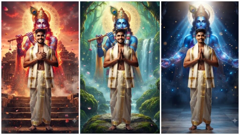 Lord Krishna Divine Presence Ai Prompt