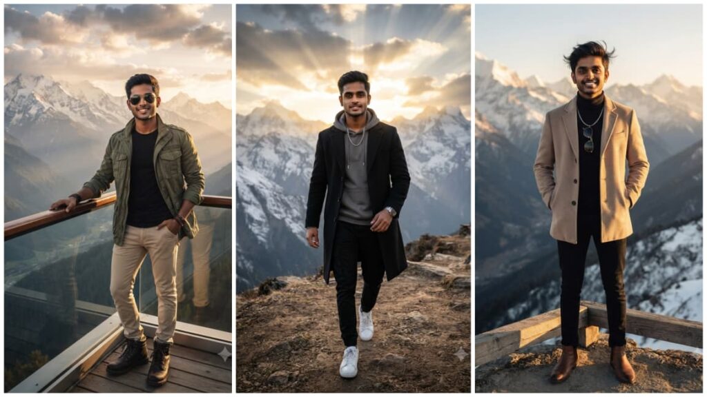 Cinematic Mountain Travel AI Prompts For Boy