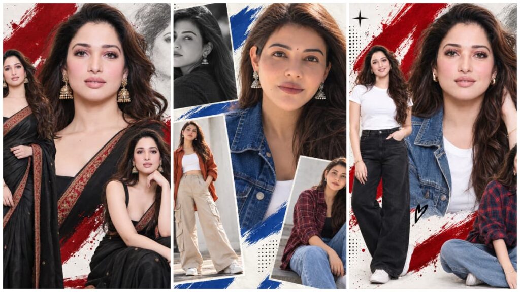 AI Fashion Photo Collage Prompts For Girls 4K