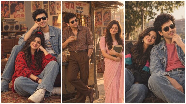 Bollywood Style 1980s Couple Trending Image Prompt
