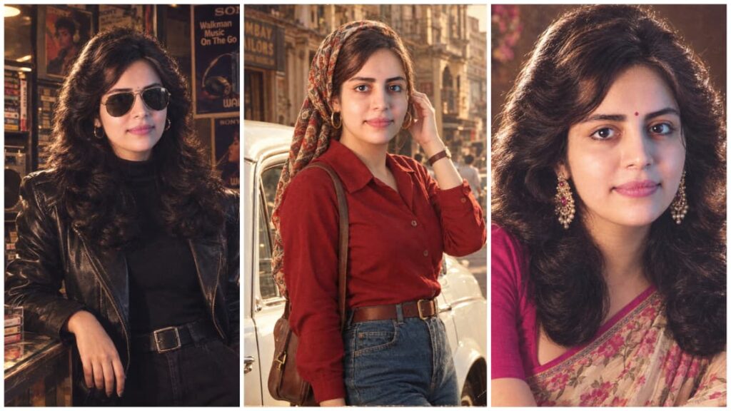 Instagram Trending 80s Look Ai Photo Editing Girl